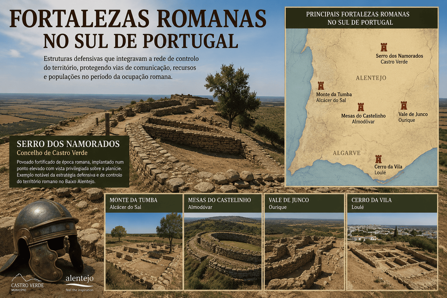 Fortalezas romanas no Sul de Portugal